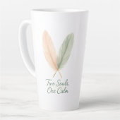 Two Souls, One Calm – Serenity Script Mug Milchtasse (Linke Ecke)