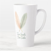 Two Souls, One Calm – Serenity Script Mug Milchtasse (Rechts)