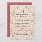 Two Souls, One Heartbeat Invitation Einladung (Vorne/Hinten)