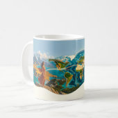 Two Souls One World Fernbeziehungs-Mug Kaffeetasse (Vorderseite Links)