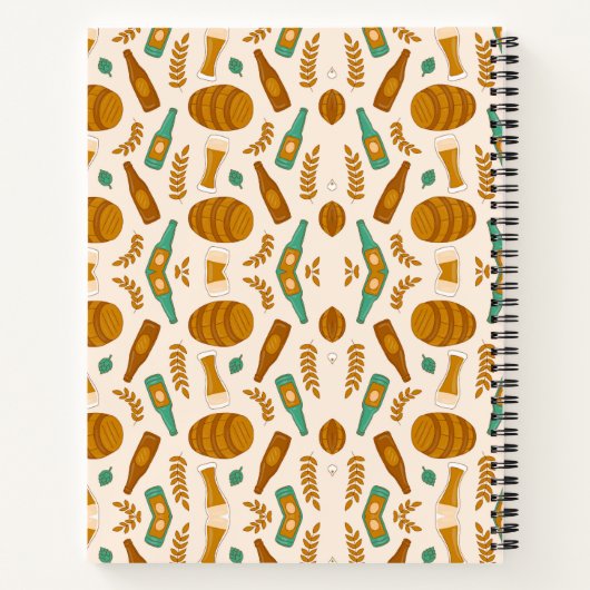 Two spiral-bound notebooks with a playful  notizblock (Rückseite)