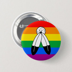 Two-Spirit-LGBTQ+-Stolzflagge Button