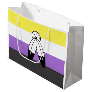 Two-Spirit Nonbinary-Stolzflagge Große Geschenktüte
