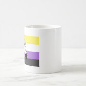 Two-Spirit Nonbinary-Stolzflagge Kaffeetasse (Mittel)
