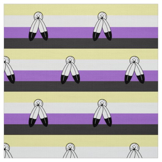 Two-Spirit Nonbinary-Stolzflagge Stoff (Muster)