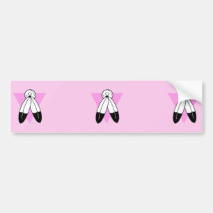 Two-Spirit Pink Triangle Flagge Autoaufkleber