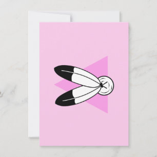 Two-Spirit Pink Triangle Flagge Feiertagskarte
