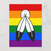 Two-Spirit Pride Flag Postkarte (Vorderseite)