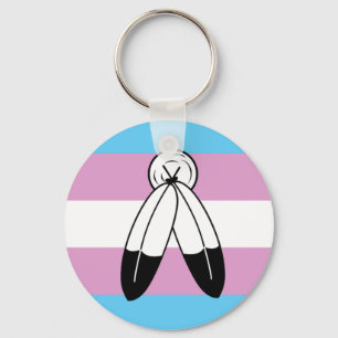 Two-Spirit Trans Pride-Flagge Schlüsselanhänger