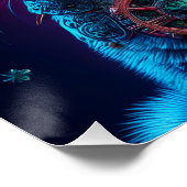 Two Steampunk Kittens Pose Poster (Ecke)