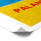 Two Swans Matchbox Art Print, Indian Vintage Folk Poster (Ecke)