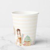 Two Sweet 2nd Birthday Candy Party Paper Cups Pappbecher (Rückseite)