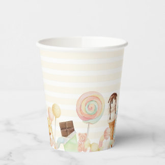 Two Sweet 2nd Birthday Candy Party Paper Cups Pappbecher