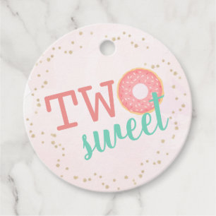 Two Sweet Girl 2. Geburtstag Vielen Dank Geschenkanhänger
