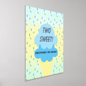 Two Sweet Ice Cream 2nd Birthday Foliendrucke (Ablage )