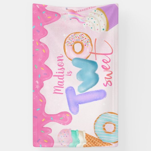 two sweet Pink Frosting Banner (Vertikal)
