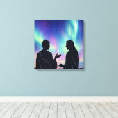 Two Teachers, One Silence Leinwanddruck (Insitu (Holzboden))