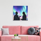 Two Teachers, One Silence Leinwanddruck (Insitu (Wohnzimmer))