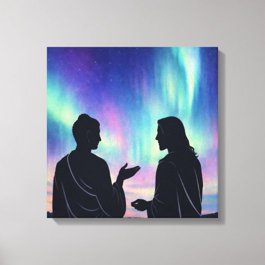 Two Teachers, One Silence Leinwanddruck (Vorderseite)