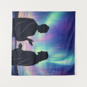 Two Teachers, One Silence Wandteppich (Vorderseite (Horizontal))