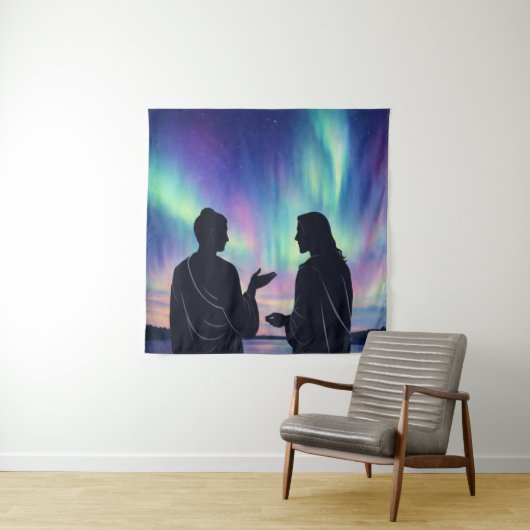 Two Teachers, One Silence Wandteppich (Beispiel)