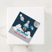 Two The Moon Boy Space Rocket 2nd Birthday Geschenkanhänger (Beispiel)