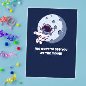 Two The Moon Boy Space Rocket Lift Off 2nd Bday Einladung