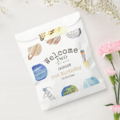 Two The Moon | Moderne Weltraum 2. Geburtstagsdeko Geschenktütchen (Versiegelt)