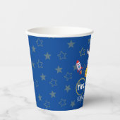 Two The Moon Second Birthday Boy Paper Cups Pappbecher (Vorderseite)