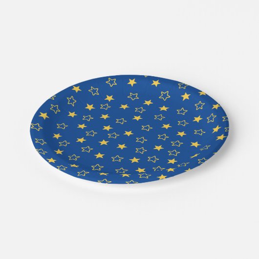  Two The Moon Second Birthday Pappteller (Schrägansicht)