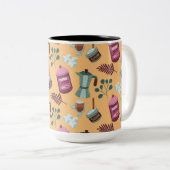 Two-Tone Coffee Mug design  Zweifarbige Tasse (VorderseiteRechts)