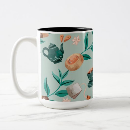Two-Tone coffee Mug design  Zweifarbige Tasse (Links)