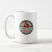 Two-Tone Custom Business Logo Branded Kaffeetasse (Links)