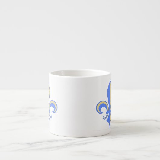 Two Tone Fleur-de-Lis Espressotasse (Vorderseite)