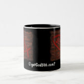 Two Tone gotGod316.com Tasse (Mittel)