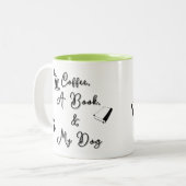 Two-tone Mug 11 oz (light green) Zweifarbige Tasse (Vorderseite Links)