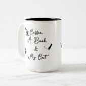 Two-tone Mug 15 oz (black on white) Zweifarbige Tasse (Vorderseite Links)