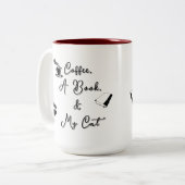 Two-tone Mug 15 oz (burgundy) Zweifarbige Tasse (Vorderseite Links)