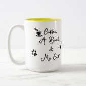 Two-tone Mug 15 oz (yellow) Zweifarbige Tasse (Links)