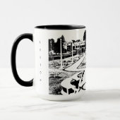 TWO TONE MUG 444ML TASSE (Links)