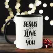 Two-Tone Mug - Jesus Love You Tasse