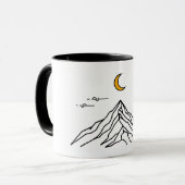 Two-Tone Mug "Mountain & Moon" Tasse (Vorderseite Links)