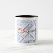 Two-tone mug (square) zweifarbige tasse (Mittel)