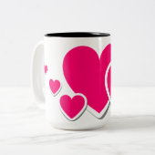 Two-Tone Mug Zweifarbige Tasse (Vorderseite Links)