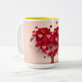 Two-Tone Mug Zweifarbige Tasse (Vorderseite Links)