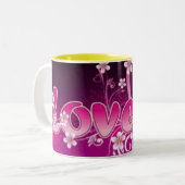 Two-Tone Mug Zweifarbige Tasse (Vorderseite Links)