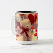 Two-Tone Mug Zweifarbige Tasse (Vorderseite Links)