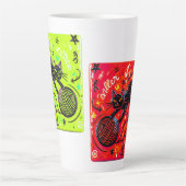 Two-Tone Neon Cat Milchtasse (Vorderseite)