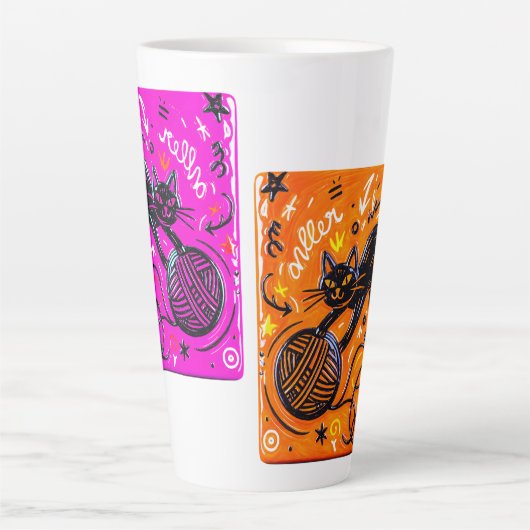 Two-Tone Neon Kitty Milchtasse (Vorderseite)