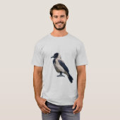 Two-Tone Sentinel Black Hooded Crow T-Shirt (Vorne ganz)